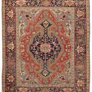 Antique Heriz rug - Farnham Antique Carpets